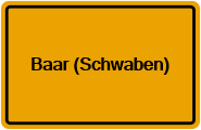 Grundbuchauszug Baar (Schwaben)